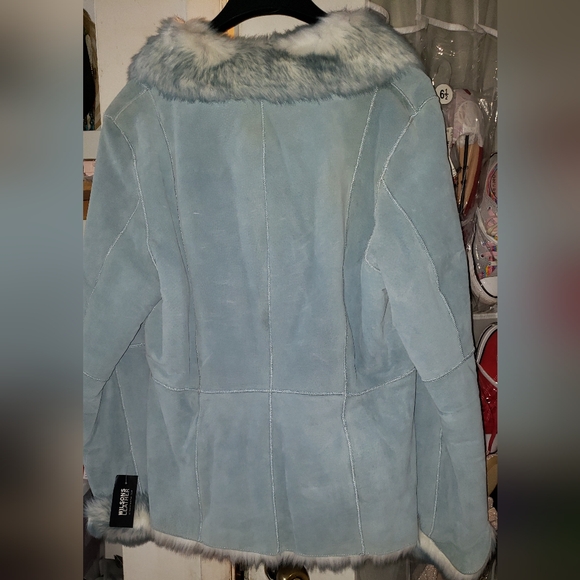 Wilsons Leather jacket with faux fur - Picture 2 of 5